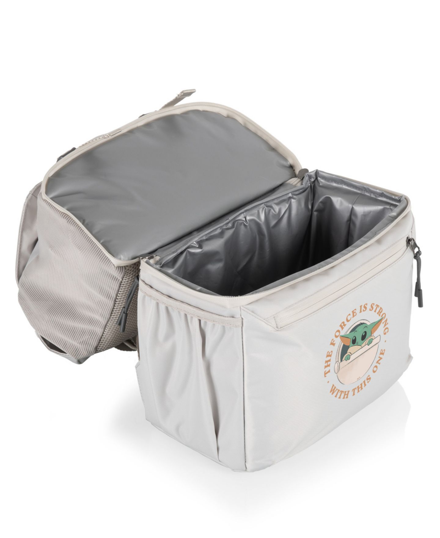 Рюкзак Oniva Star Wars Mandalorian Grogu 16 Liter Tarana Cooler, цвет: Серый — фото 3