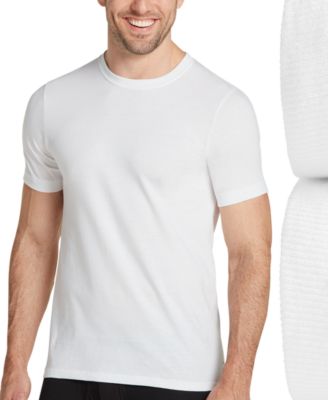 Men's Big and Tall Classic Crew Neck Undershirts, Pack of 2