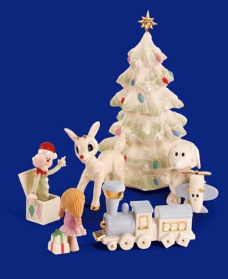 Rudolph Reindeer and Misfit Toys Figurine Set