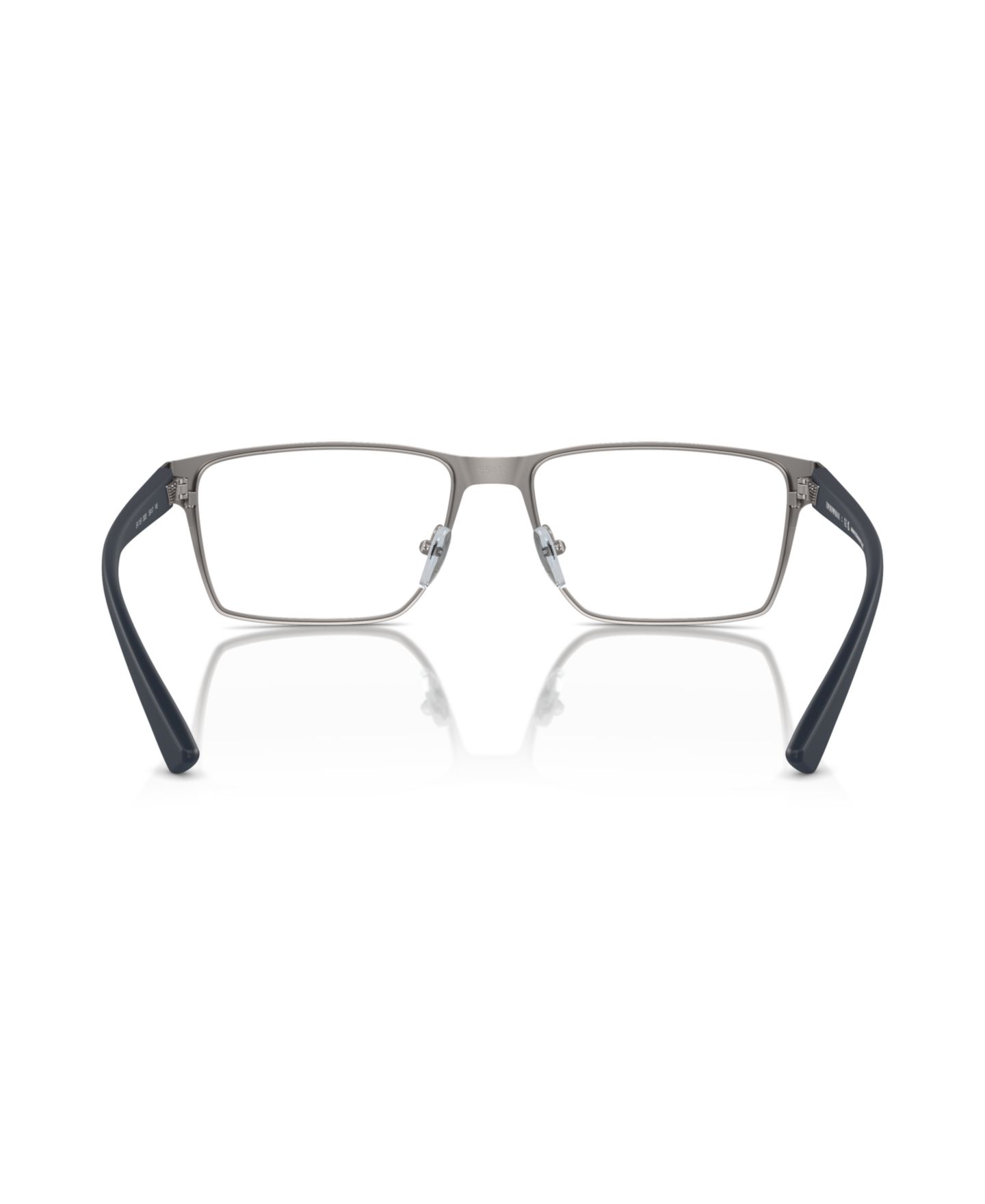Мужские очки Emporio Armani Man Rectangle Metal EA1157 Eyeglasses, цвет: Графитовый — фото 3