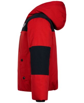 Boys 4-7 Outdoor Woven Hooded Color Blocked Jacket