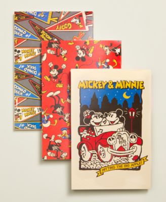 Disney | Macy's - Mickey & Friends Mini Notebooks, 3 Pack