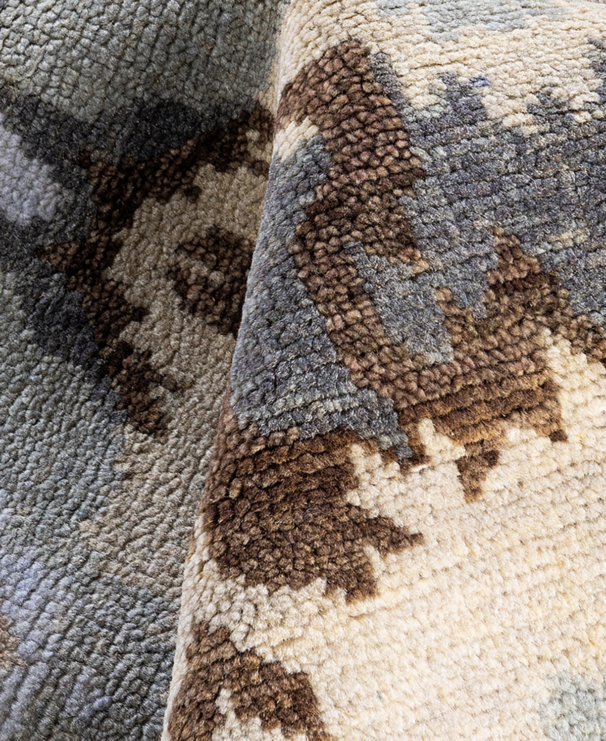 Adorn Hand Woven Rugs Indian Ooak M6362 8'x9'10'' Area Rug In Beige