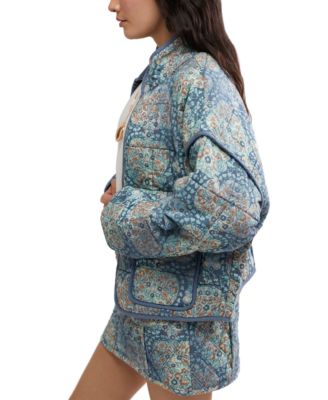 Women's Chloe Cotton Floral Quilted Jacket