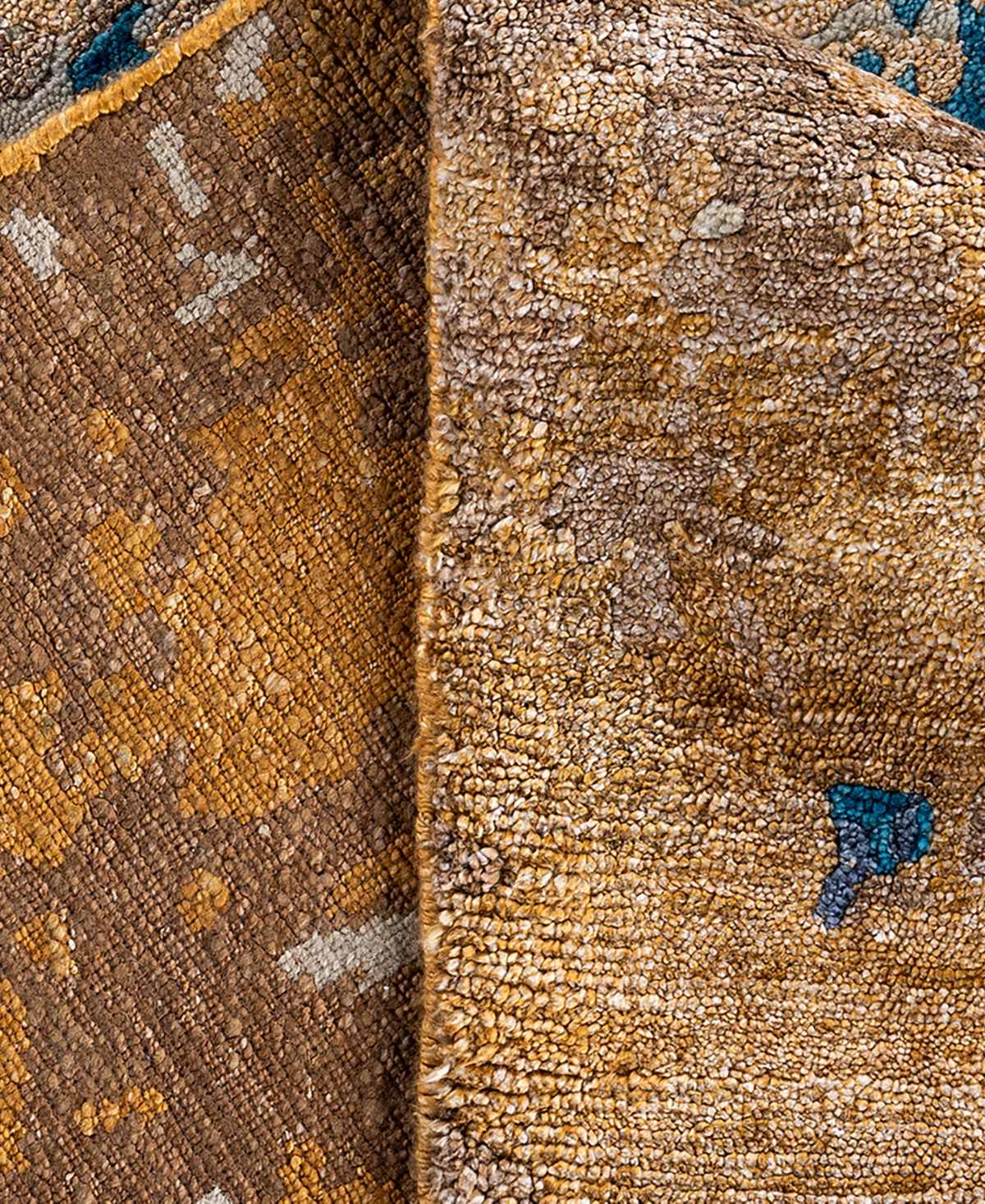 Adorn Hand Woven Rugs Indian Ooak M7151 9'1''x12'2'' Area Rug In Teal