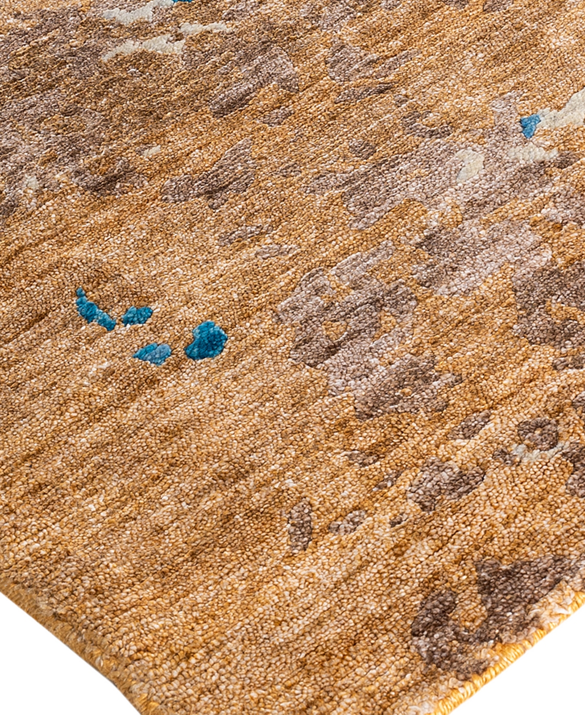 Adorn Hand Woven Rugs Indian Ooak M7151 9'1''x12'2'' Area Rug In Teal