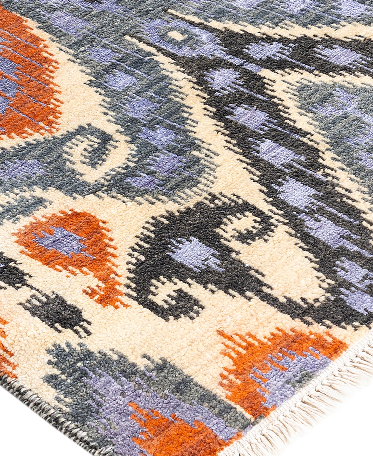 Adorn Hand Woven Rugs Indian Ooak M6166 9'x11'7'' Area Rug
