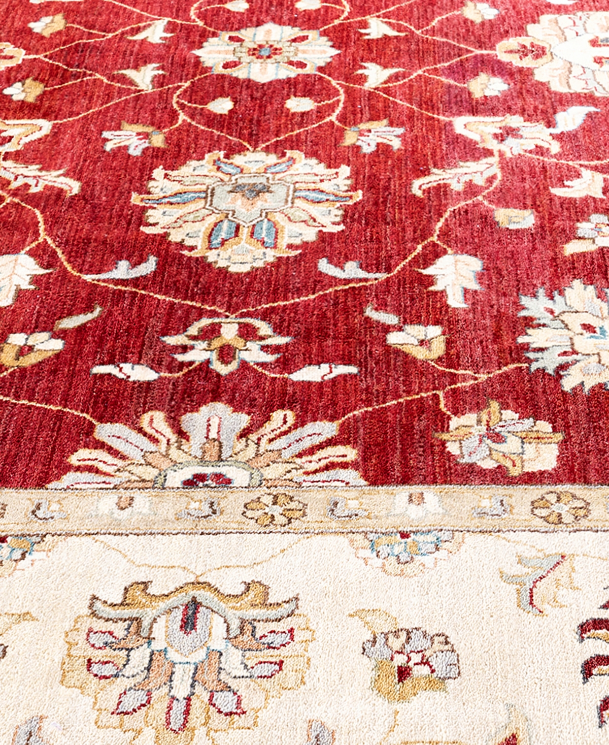 Adorn Hand Woven Rugs Indian Ooak M6027 9'1''x12'2'' Area Rug In Red