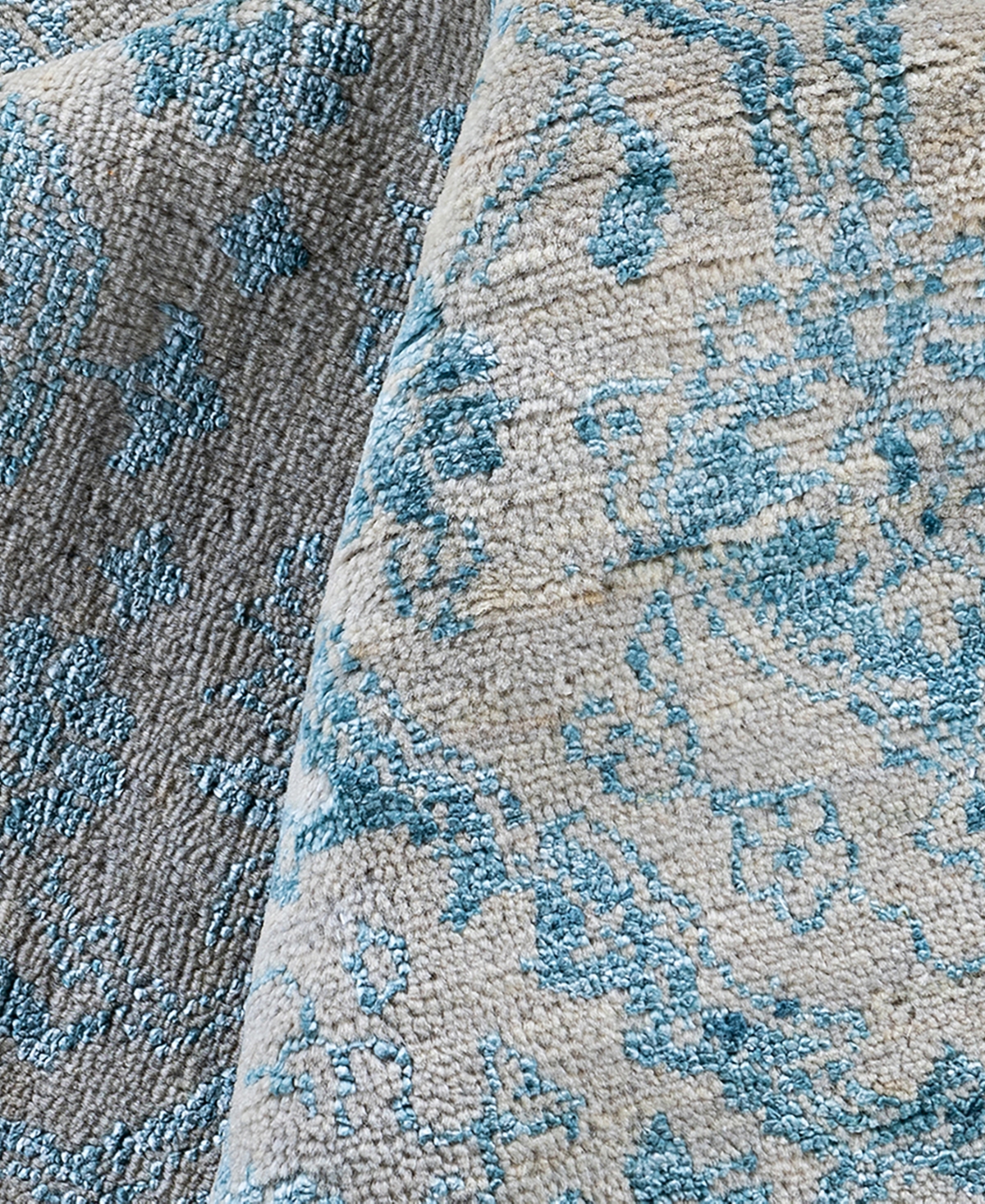 Adorn Hand Woven Rugs Indian Ooak M7122 9'x10'2'' Area Rug In Beige