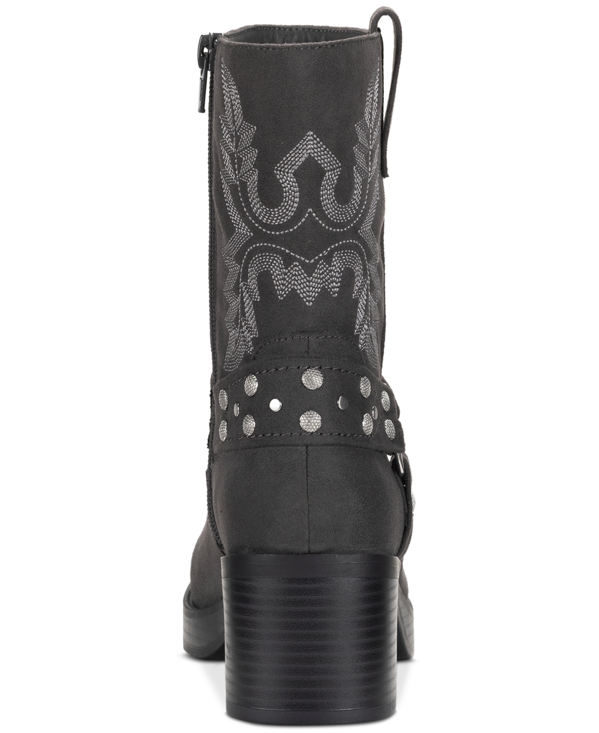 SUN + STONE WOMEN'S NORAHH MOTO MIDSHAFT BOOTIES, CREATED FOR MACY'S 