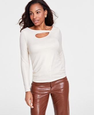 macy's inc long sleeve tops