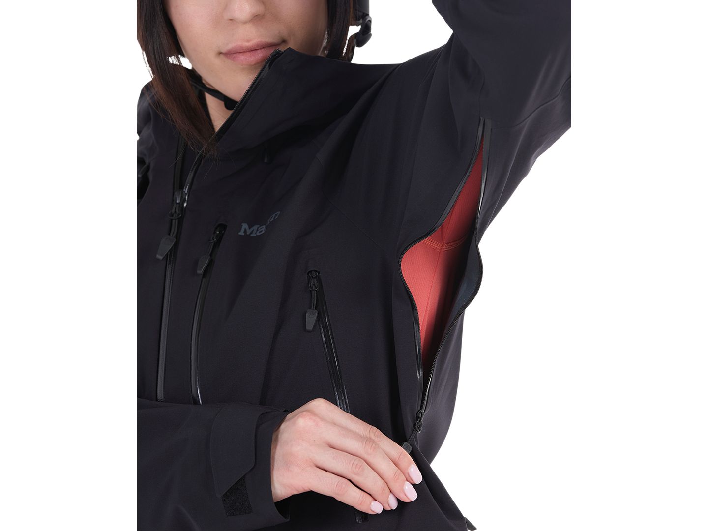 Женская куртка Marmot Solitude Ultralight Bio, цвет: Чёрный — фото 3