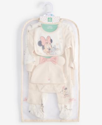 Baby Girls 7-Pc Minnie Sleep-N-Play Gift Set