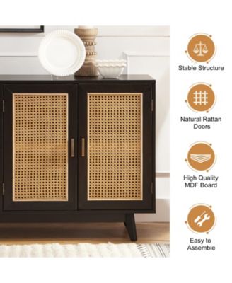 Byblis Rattan TV Stand for TVs up to 65"