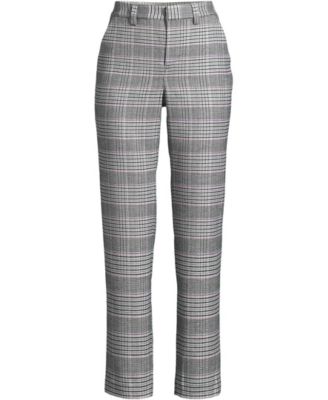 Women's High Rise Brushed Flannel Tapered Ankle Pants