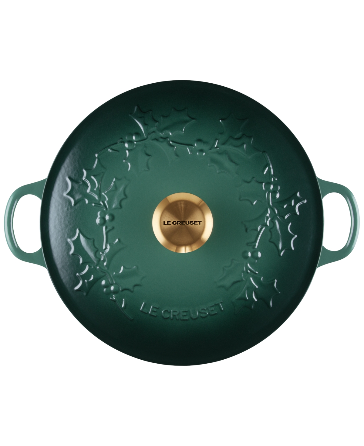 Le Creuset Holly Collection Enameled Cast Iron 4.5 Qt. Traditional Chef's Oven With Lid In Artichaut
