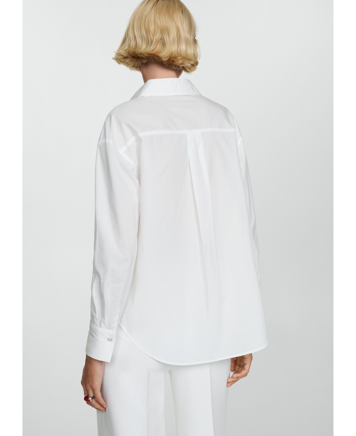 Mango Women's Jewel Buttons Lyocell Shirt