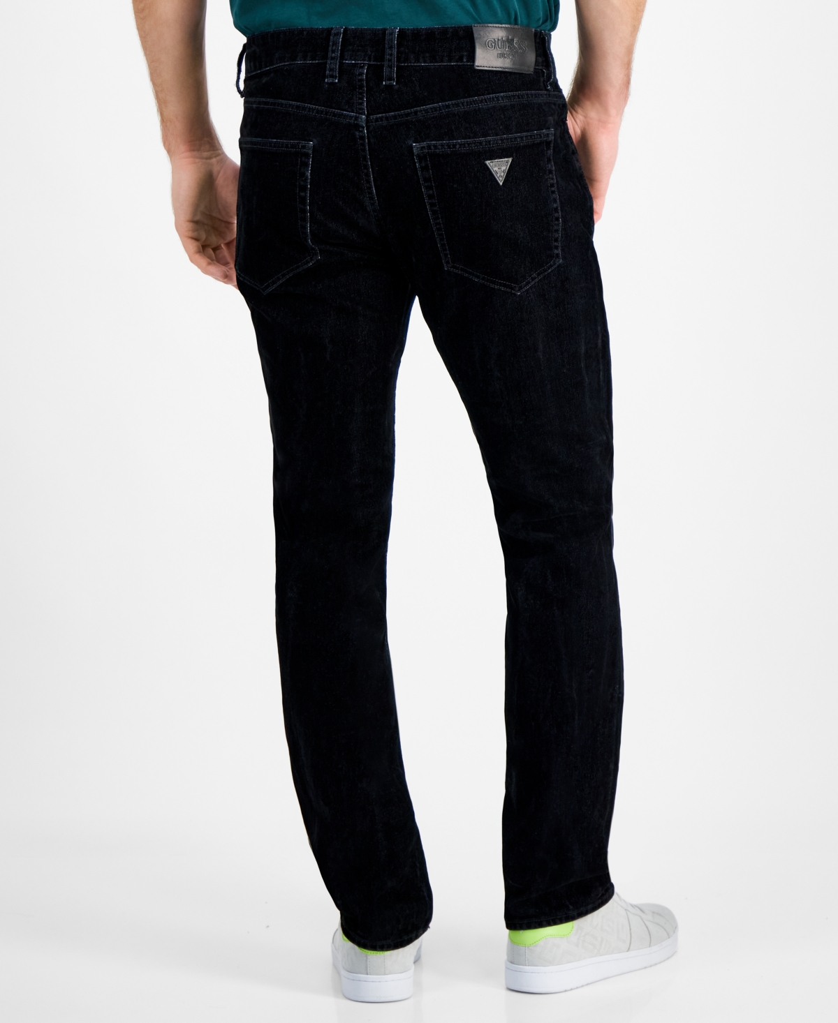 Guess Men's Mateo Straight-fit Jeans In Opulent Black | ModeSens