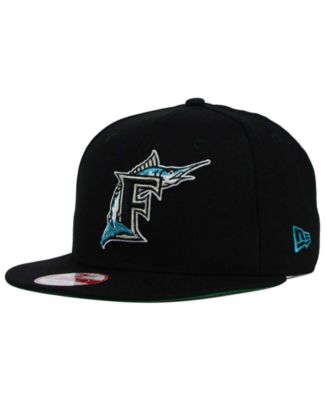 New Era Florida Marlins 2 Tone Link Cooperstown 9FIFTY Snapback Cap ...