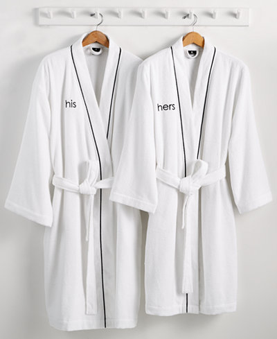 Hotel Collection His or Hers Robe, 100% Turkish Cotton, Only at Macy's