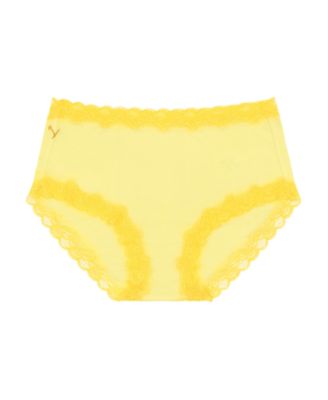 Women's Soft Silk Lace-Trim Briefs Underwear