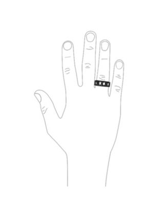 Black Wide Open Rope Cuban Cable Curb Chain Link Ring Band Gothic Solid Stainless Steel