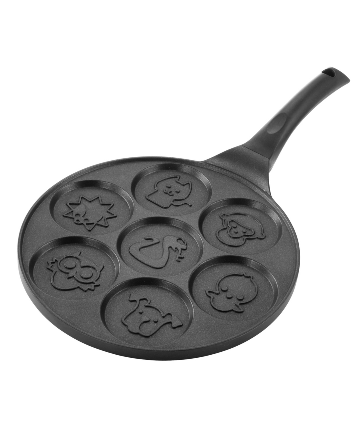 Megachef Fun Animal Design Nonstick Pancake Maker Pan with Cool Touch Handle