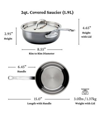 NanoBond Molecular Titanium 2-Quart Saucier with Lid