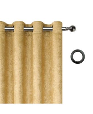 Modern Art Contemporary 2 Pack Light Filtering Grommet Top Curtains