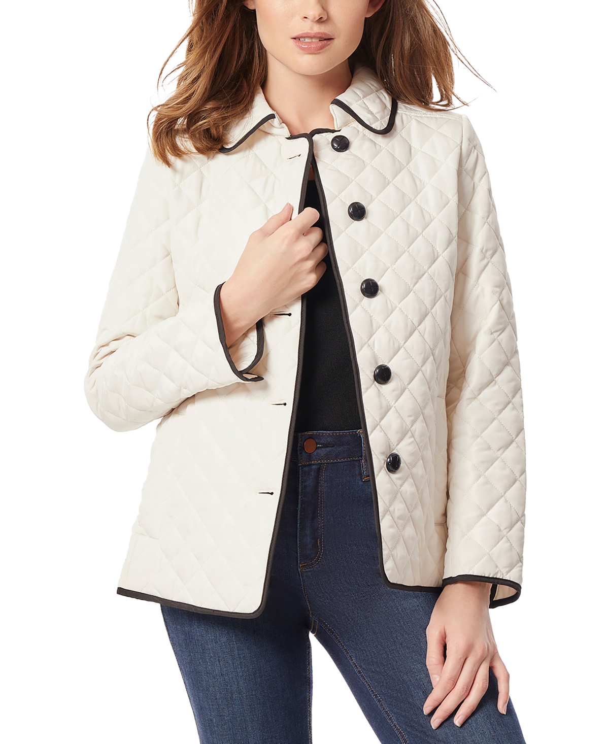 Jones New York Women s Double Breasted Trench Coat Jones Khaki Smart Closet