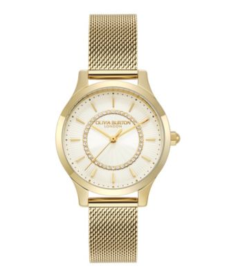 Olivia Burton Women's Gold-Tone Stainless Steel deals Bracelet Watch