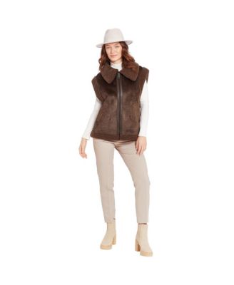 Women's Sarah Faux Shearling Vest