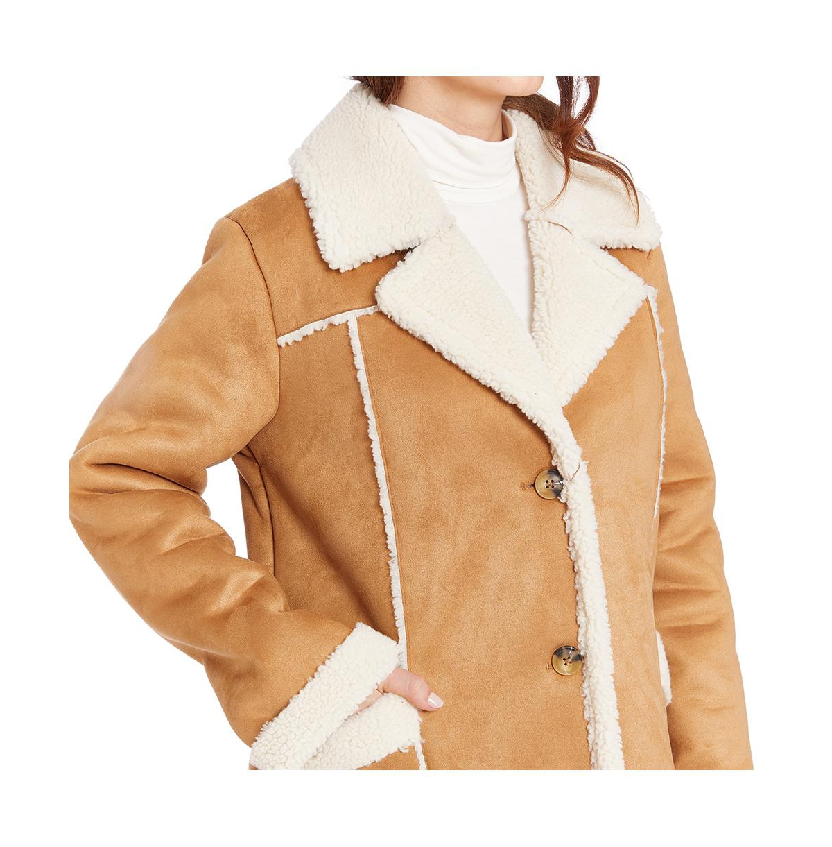 Frye Women's Stacy Faux Shearling Coat