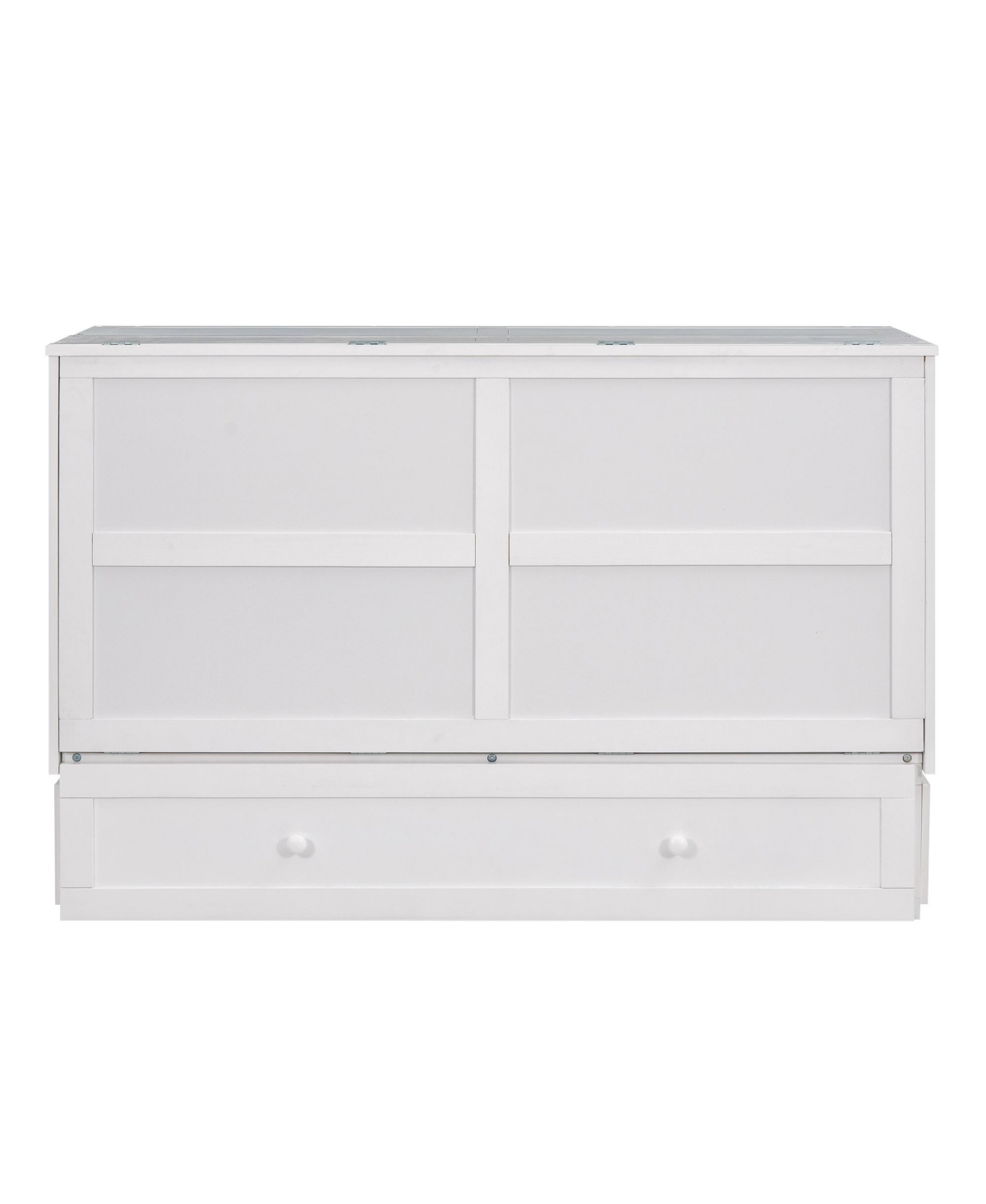Slickblue Queen Size Murphy Bed with Drawer and Side Shelves – Mobile & Space-Saving Design