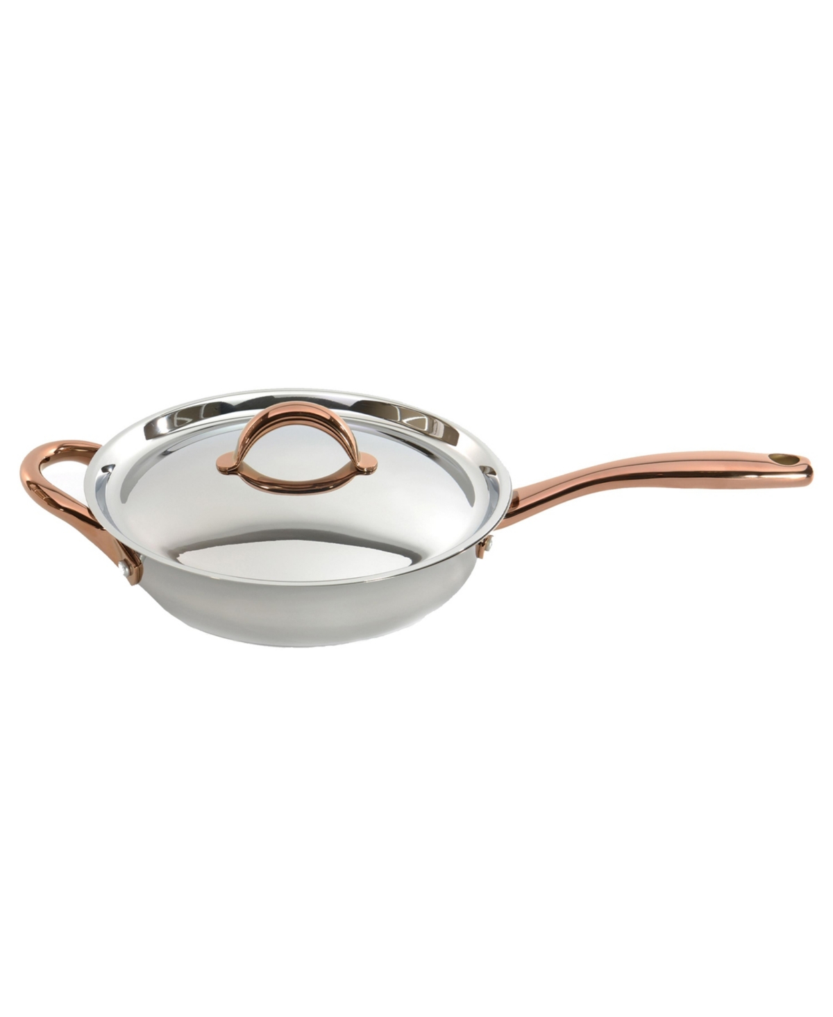 BergHOFF Ouro Gold 5pc 18/10 Stainless Steel Starter Set, Rose Gold Handles - rose gold