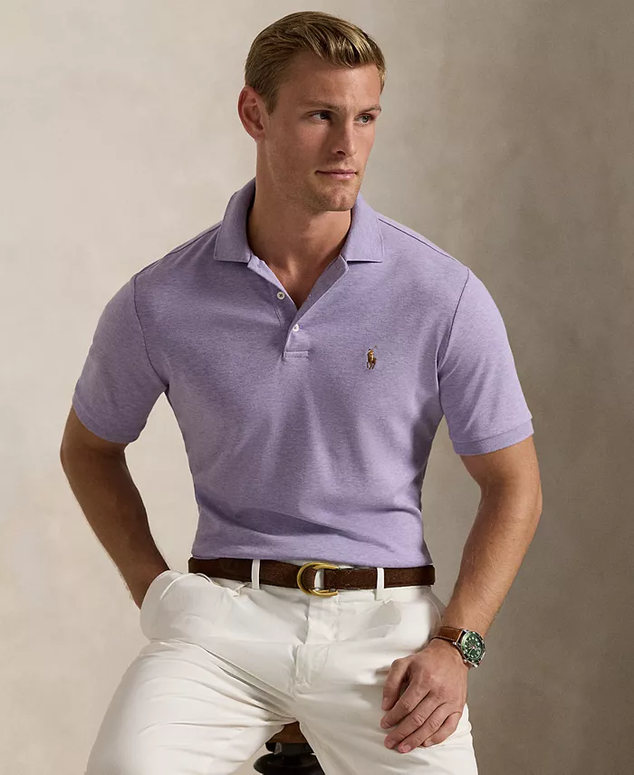 Men's Classic-Fit Soft Cotton Polo Shirt - thumbnail 7