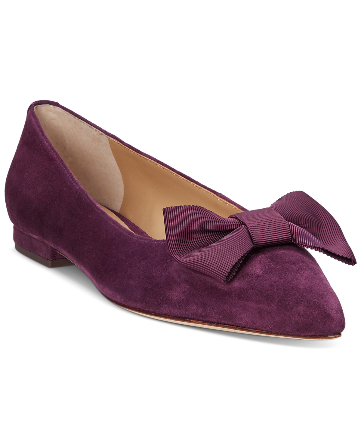 RALPH LAUREN WOMEN'S LONDYN BOW BALLET FLATS 