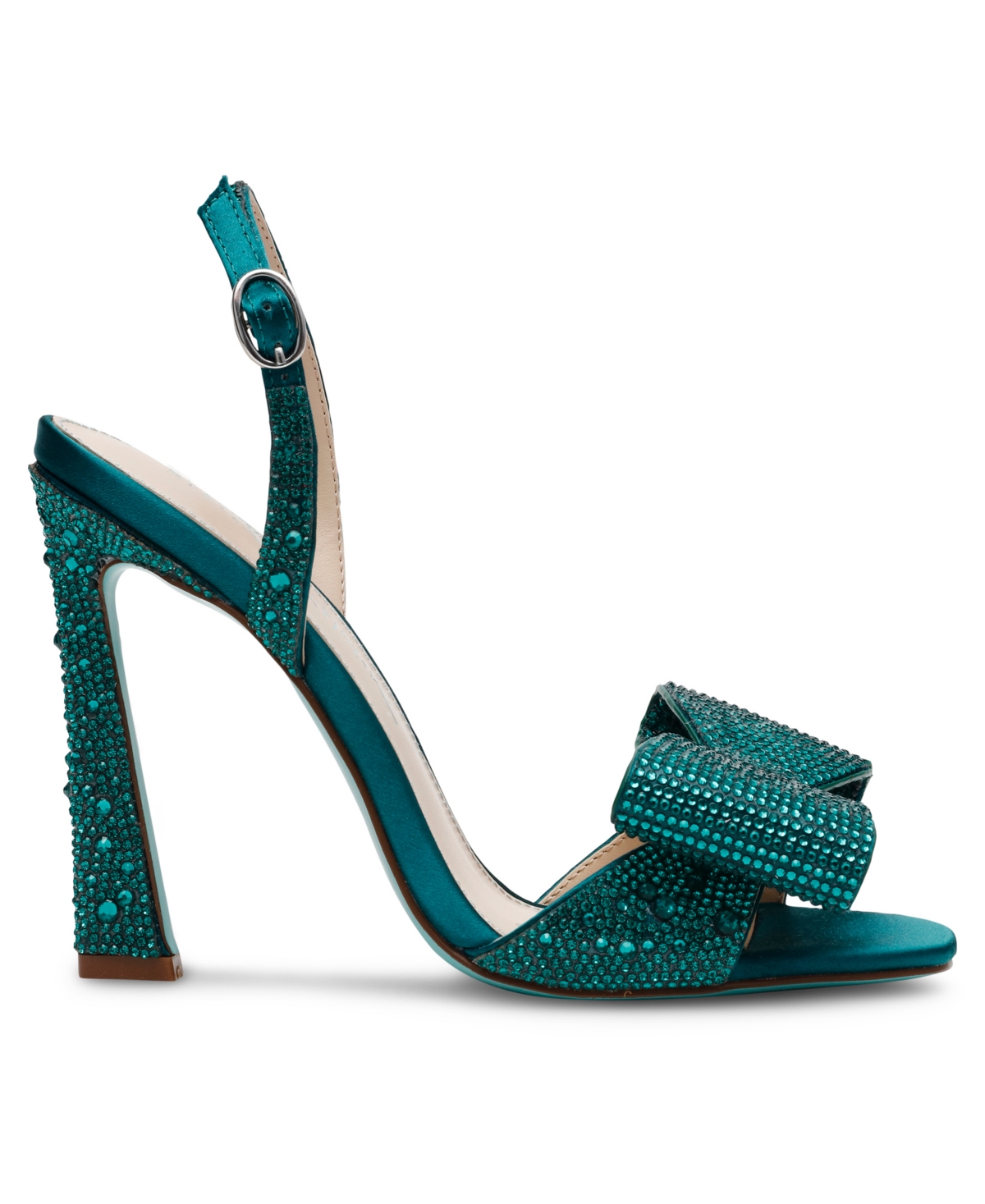 Betsey Johnson Joel Rhinestone Bow Dress Sandals