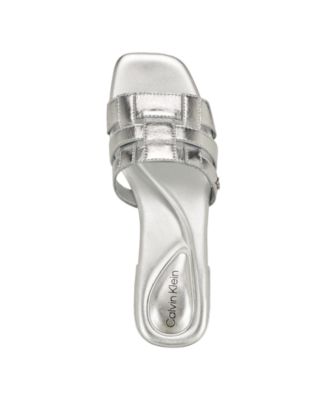 Women's Tessie Slip-On Square Toe Flat Sandals