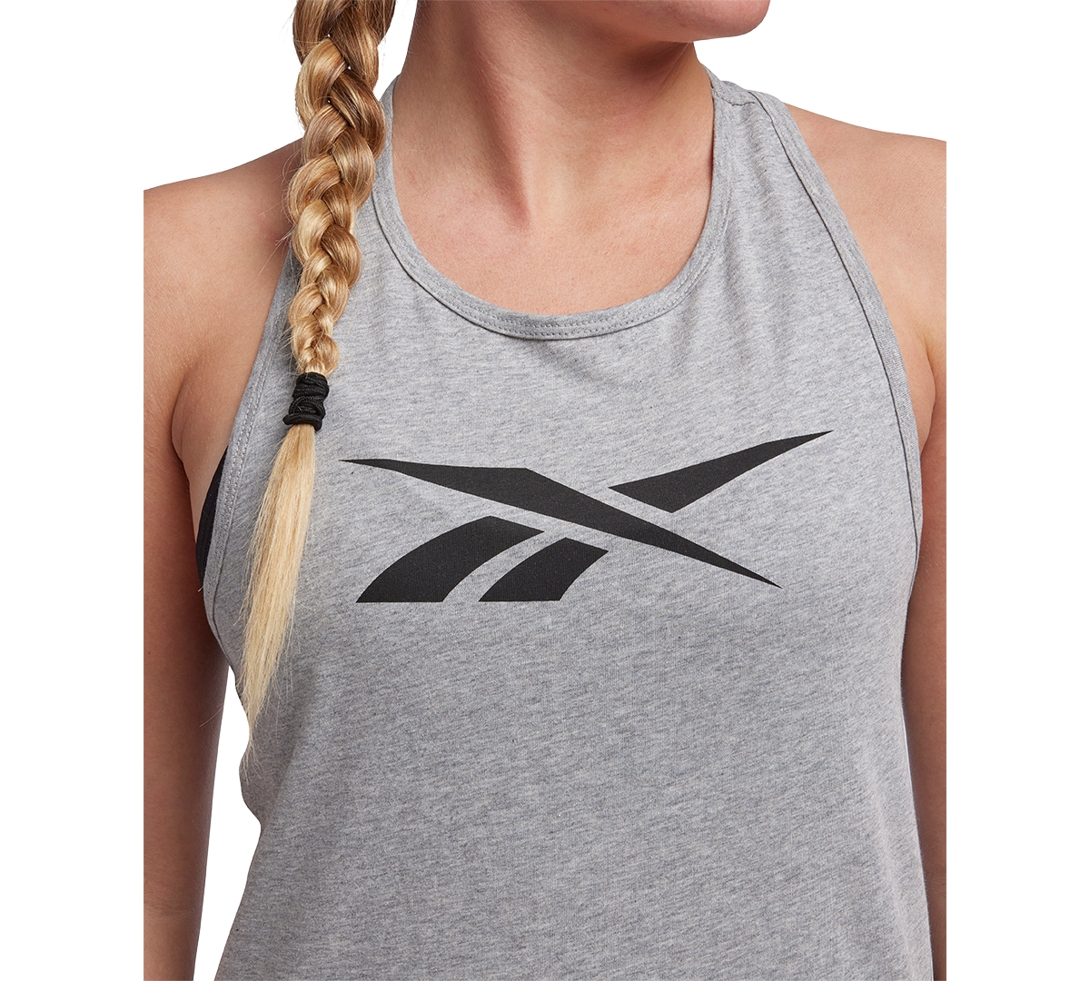 Reebok Women's Vector Graphic Logo Racerback Tank Top