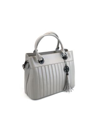 Grove Puffer Leather Satchel