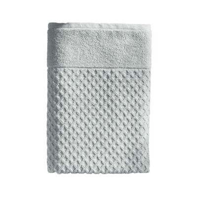 Quick-Drying Cotton Diamond Waffle Textured Bath Towel, 54" x 27"