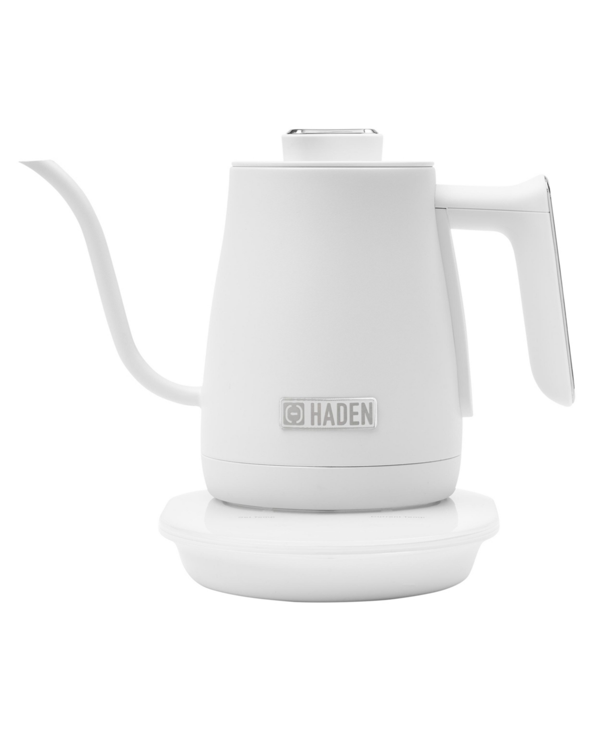 Haden Gooseneck 6 Liter Pour Over Cordless Digital Electric Kettle In Ivory,chrome