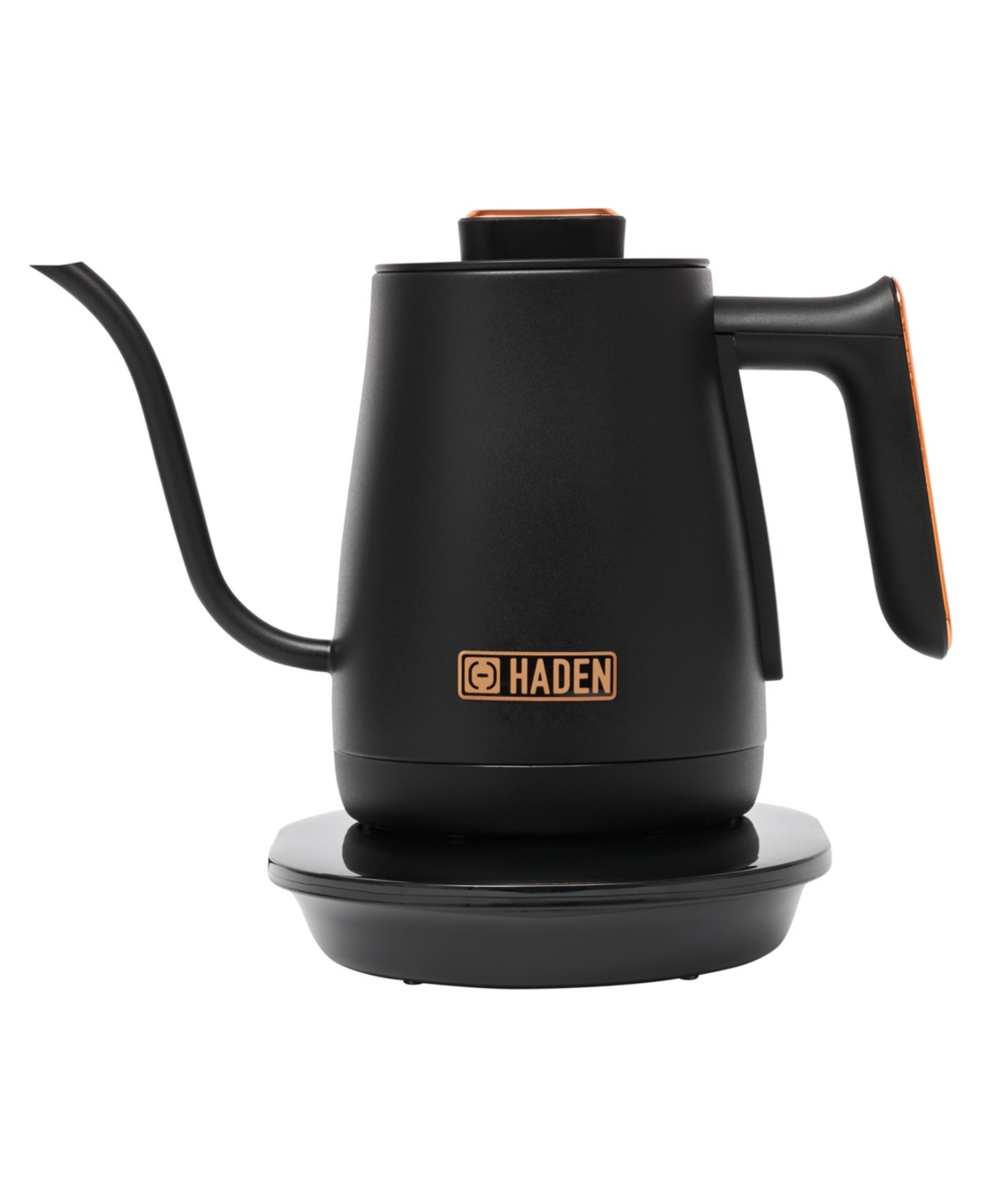 Haden Gooseneck 6 Liter Pour Over Cordless Digital Electric Kettle In Black,copper