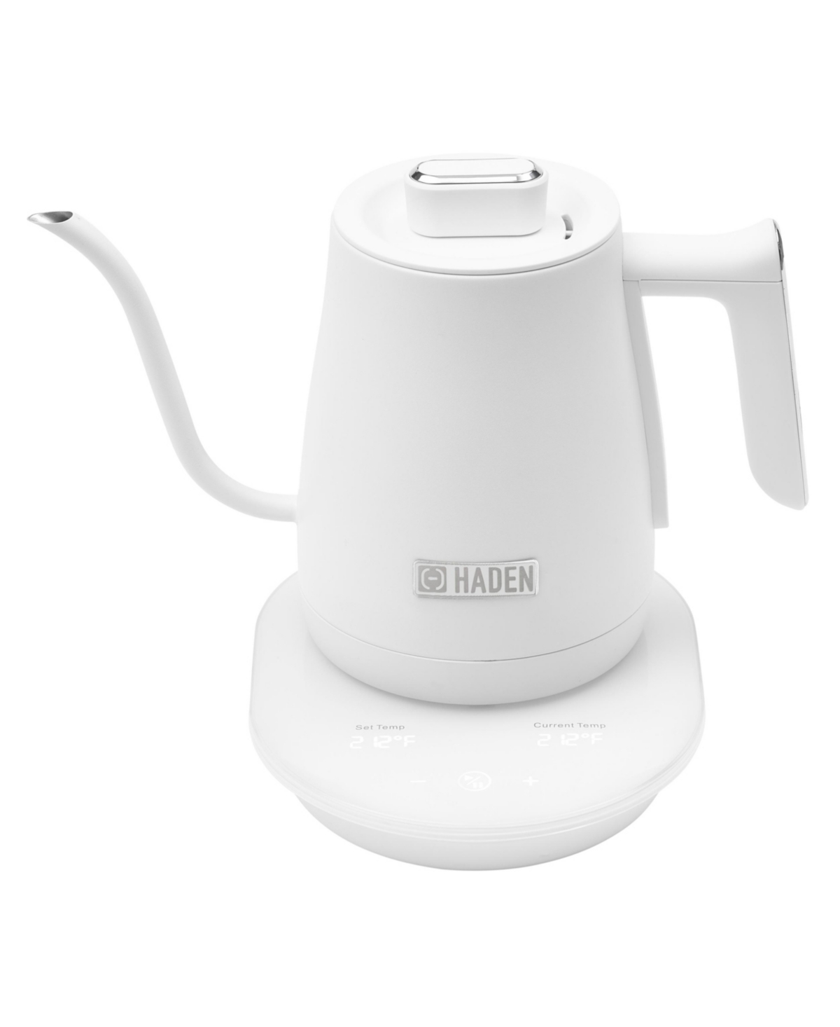 Haden Gooseneck 6 Liter Pour Over Cordless Digital Electric Kettle In Ivory,chrome
