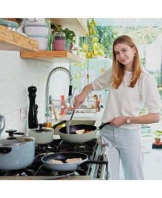 Sage Nonstick Aluminum Stockpot 9.5", 5.9qt. With Glass Lid