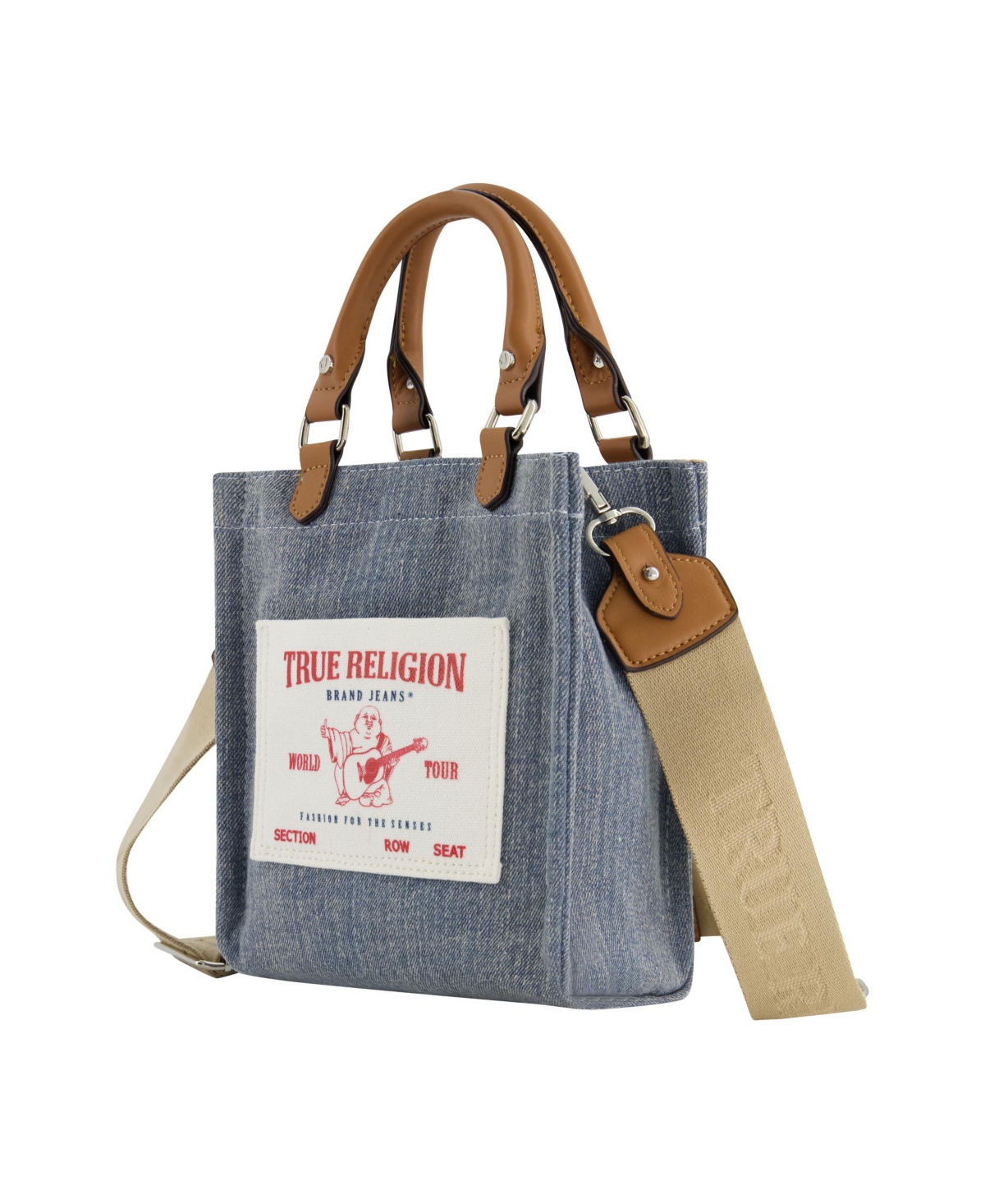 True Religion North South Buddha Pocket Tote