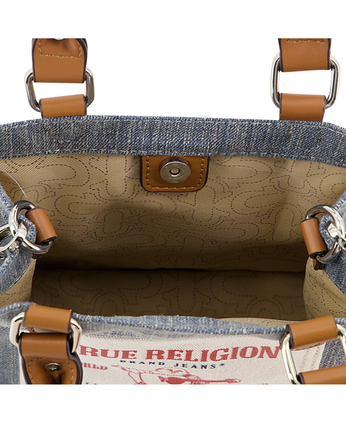 True Religion North South Buddha Pocket Tote