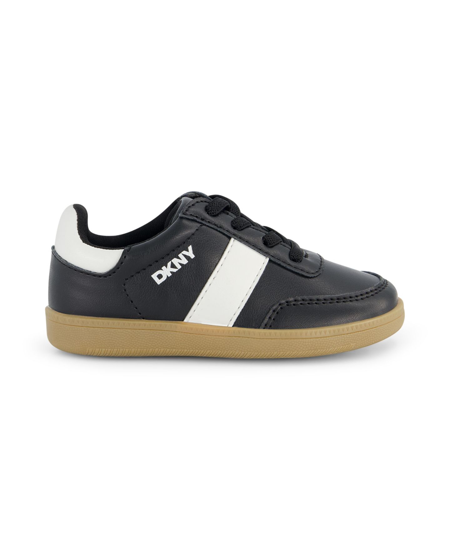 Кроссовки DKNY Dylan Damian Low Top Sneaker для мальчиков-малышей, цвет: Чёрный — фото 3