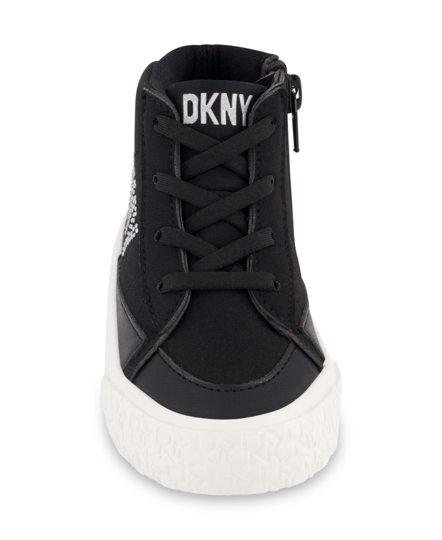 Кроссовки DKNY Hannah Melissa Fashion Sneaker для девочек-малышей, цвет: Чёрный — фото 5